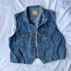 Vintage Levi Women’s Denim Cropped Vest